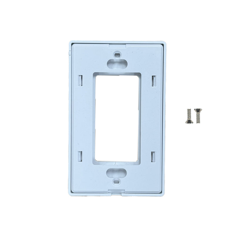 Decora Screw-Less Wall Plate - Single Gang - White