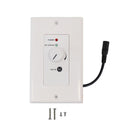 Wall Plate Decora Style - Built-in Power Amplifier with Bluetooth v5 Audio Receiver - 50W Max - White