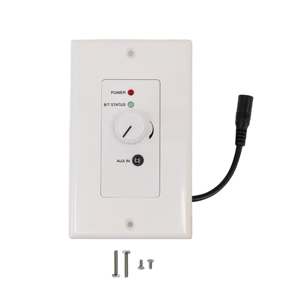 Wall Plate Amplifier with Bluetooth v5.0 - Decora Style - 50W Max - White
