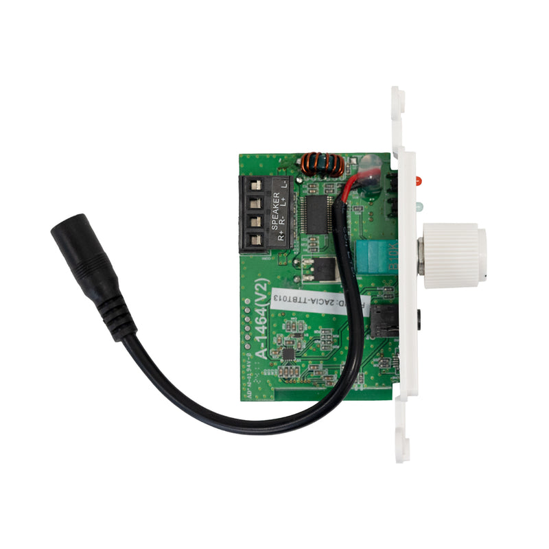 Wall Plate Amplifier with Bluetooth v5.0 - Decora Style - 50W Max - White