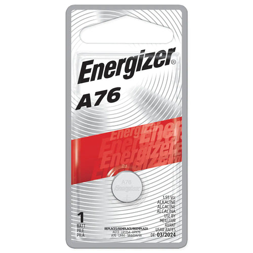 Energizer Coin Cell Battery 1.5V Size LR44 Alkaline 1 per pack