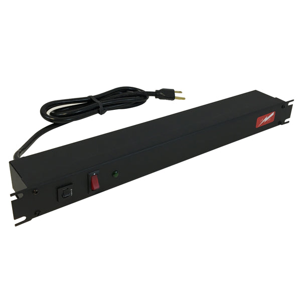 Rackmount Digital Power Strip - 6 rear outlet