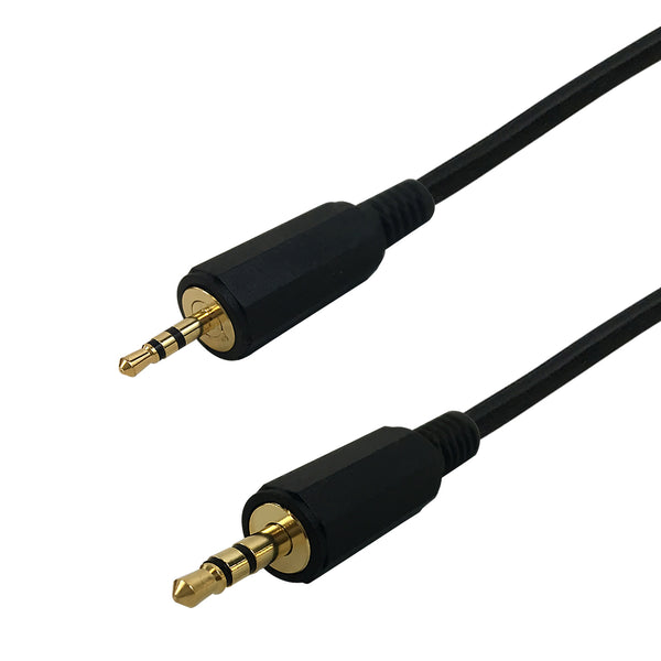 Premium Phantom Cables 2.5mm To 3.5mm Male Cable 24AWG FT4