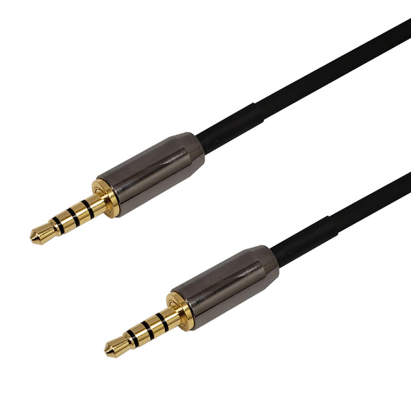 Premium Phantom Cables 3.5mm 4C To Male Cable 22AWG - Plenum