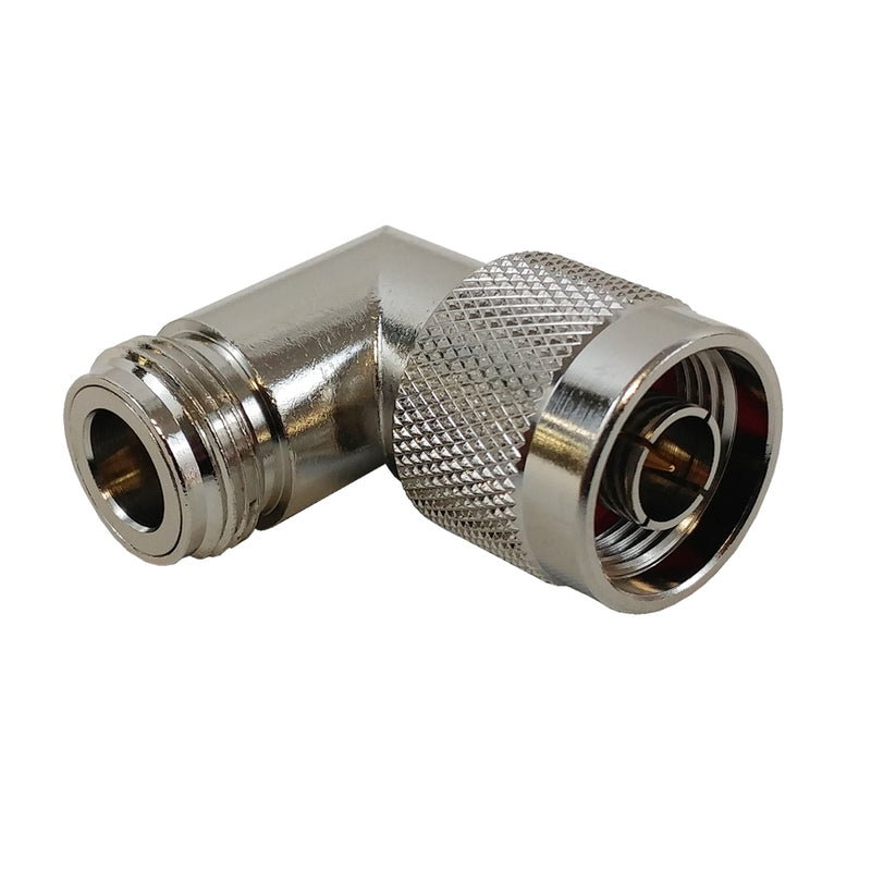 N-Type Male to N-Type Female Adapter - Right Angle