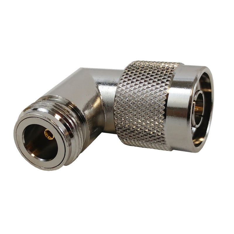 N-Type Male to N-Type Female Adapter - Right Angle