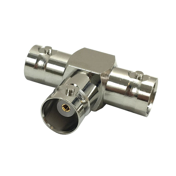 BNC Female/Female/Female Tee Adapter