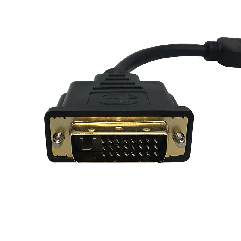 6 inch DVI Male to HDMI Female Adapter