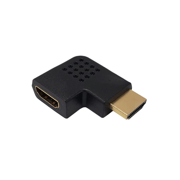 HDMI Horizontal Angle Male to Female Adapter - 90 Degree Right