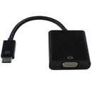 6 inch Mini-HDMI Male to VGA Female + 3.5mm Female Adapter - Black - Digital Camera/Camcorder to VGA Display