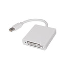 6 inch Mini-DisplayPort/Thunderbolt Male to DVI Female Adapter - White