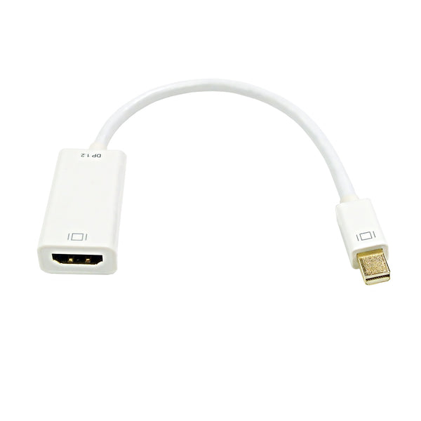inch Mini DisplayPort Male to HDMI Female with Audio Adapter, A