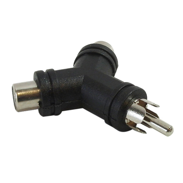 Male to 2 x RCA Female Adapter