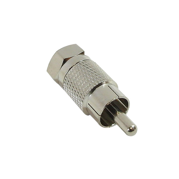 RCA Male to F-Type Male Adapter