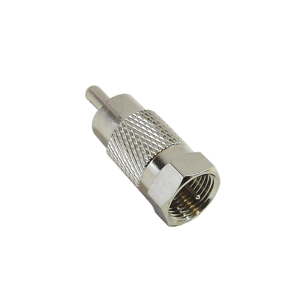 RCA Male to F-Type Male Adapter