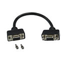 6 inch SVGA Female to Female Adapter with Hex Nuts