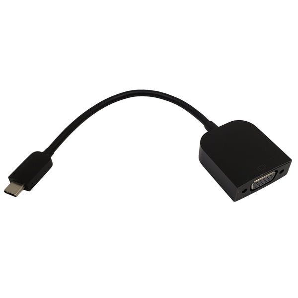 USB 3.1 Type-C to VGA 1920x1200@60Hz Adapter - Black