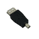 USB A Female to Mini 4-Pin Male Adapter