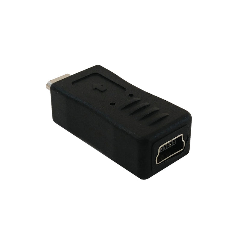 USB Mini 5-pin Female to Micro B Male Adapter