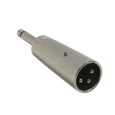 XLR Male to 1/4 inch Mono Male Adapter - Main Image