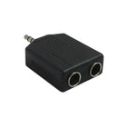 3.5mm Stereo Male to 2 x 1/4 inch Stereo Female Adapter