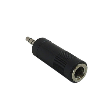 Stereo Male to 1/4 inch Stereo Female Adapter