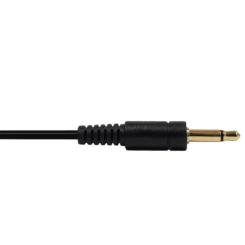 3.5mm Mono to Male Cable Riser Rated CMR/FT4 - Black