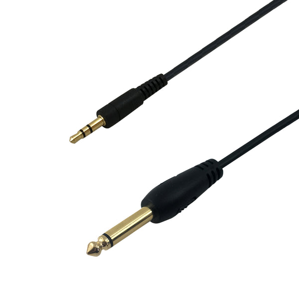 3.5mm Stereo to TS Male Mono Cable - Riser Rated CMR/FT4