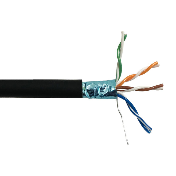 1000ft 4 Pair CAT5E 350Mhz FTP FT6/CMP Bulk Cable