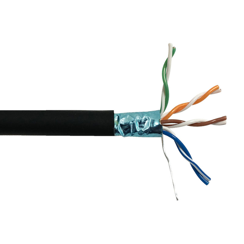 1000ft 4 Pair CAT5E 350Mhz FTP FT6/CMP Bulk Cable