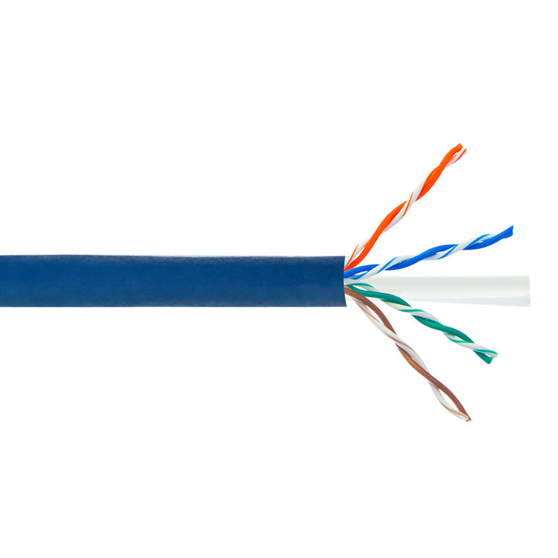 1000ft 4 Pair CAT6A Stranded 24AWG UTP FT4/CMR Bulk Cable