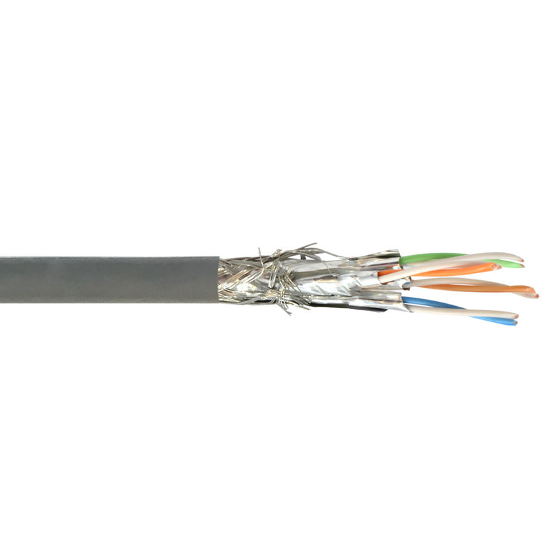 1000ft 4 Pair CAT6A Stranded SSTP FT4/CMR Bulk Cable