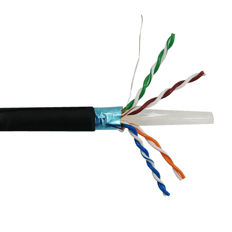 1000ft CAT6 550Mhz Solid F/UTP 23AWG CMP Plenum Bulk Cable