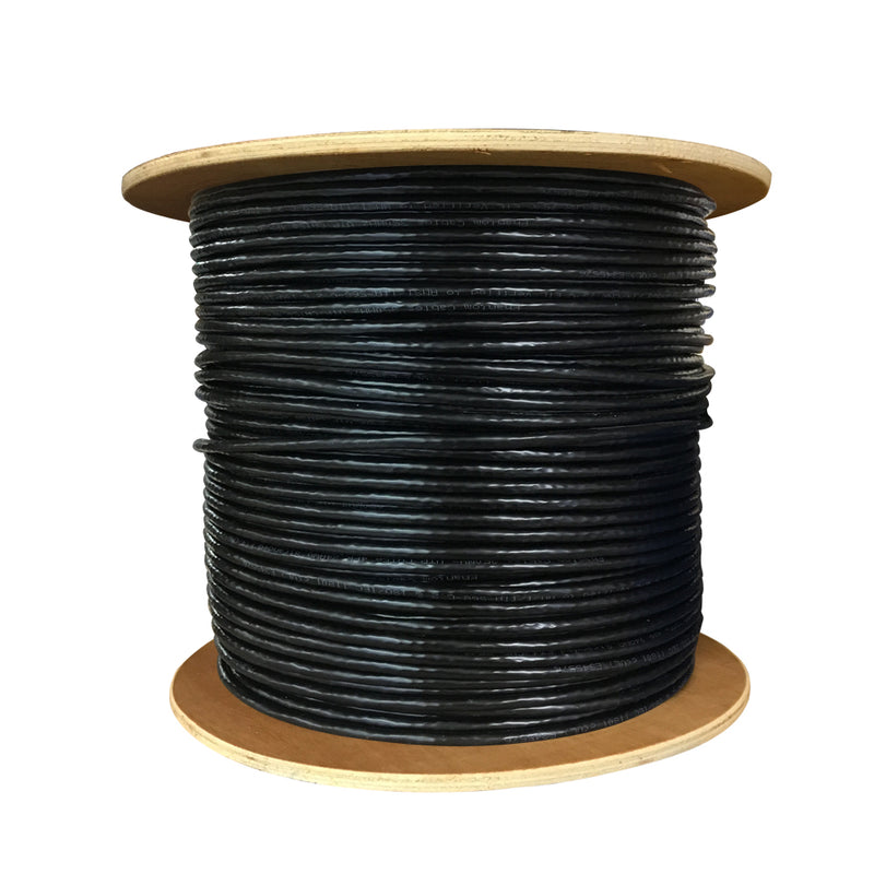 1000ft 4 Pair CAT6 Stranded 24AWG UTP FT4/CMR Bulk Cable