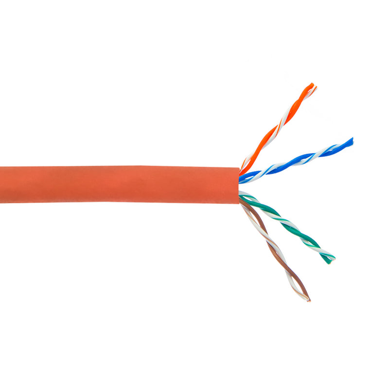 1000ft 4 Pair CAT6 Stranded 24AWG UTP FT4/CMR Bulk Cable