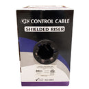 1000ft 4C 18AWG Stranded Control Cable - CMR Shielded - Black