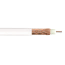 1000ft RG59 BC 20AWG Bulk Cable, 95% BC Braid CMP - White