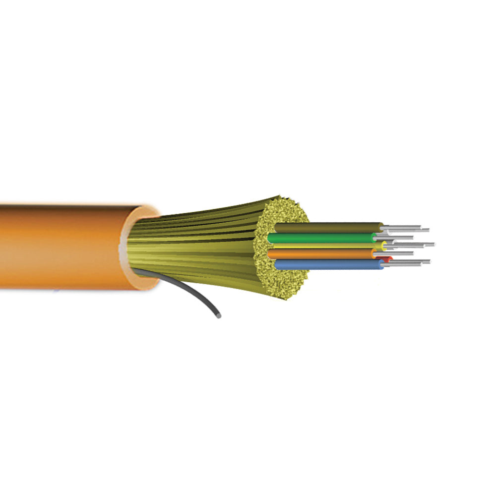 OM2 Multimode 50 Micron Indoor/Outdoor AFL (Corning ClearCurve) - OFNR Riser Fiber Bulk Cable (per meter) - 24-strand