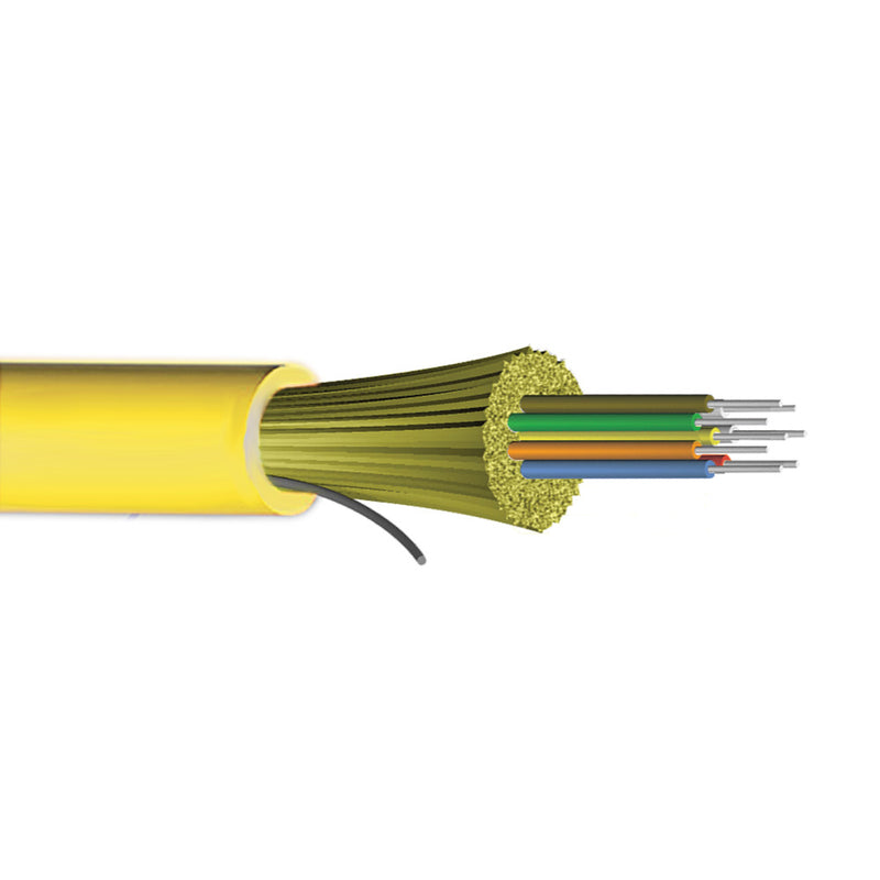OS2 Singlemode 9 Micron Indoor (Corning SMF-28 Ultra) - OFNR Riser Fiber Bulk Cable (per meter)