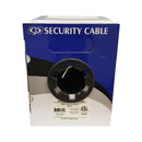 1000ft Station Z Quad Security Cable - 2C 22AWG Solid Cable CMR Riser - White