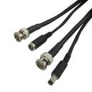 RG59 BNC Security Camera Cable + DC Power (2.1mm M/F)