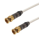 Premium Phantom Cables RG6 Composite BNC Cable Male to Male Plenum Rated CMP