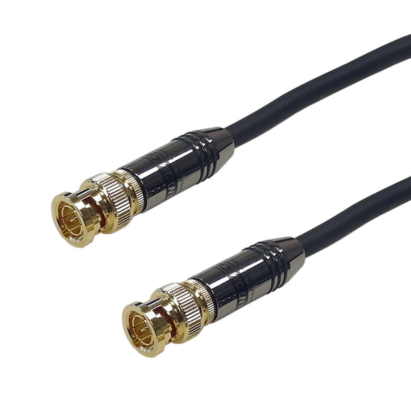 Premium Phantom Cables Hi-Flex Double Shielded RG59 Composite BNC Cable to Male FT4
