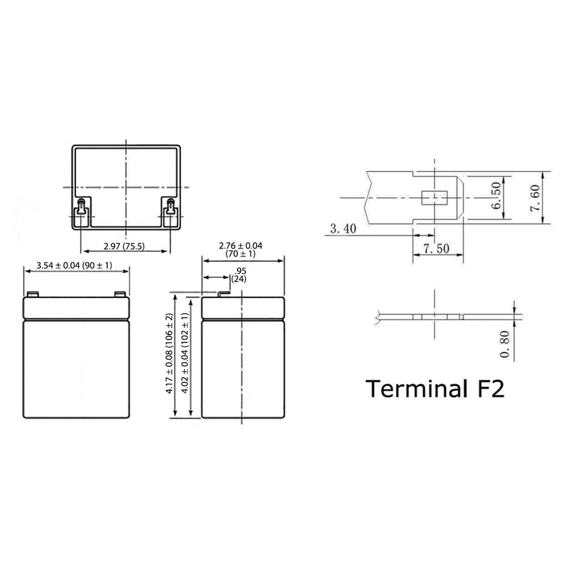 Sealed Lead Acid Battery 12V 5amp