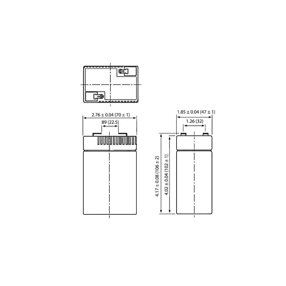 Sealed Lead Acid AGM Battery 6V 5amp x 2