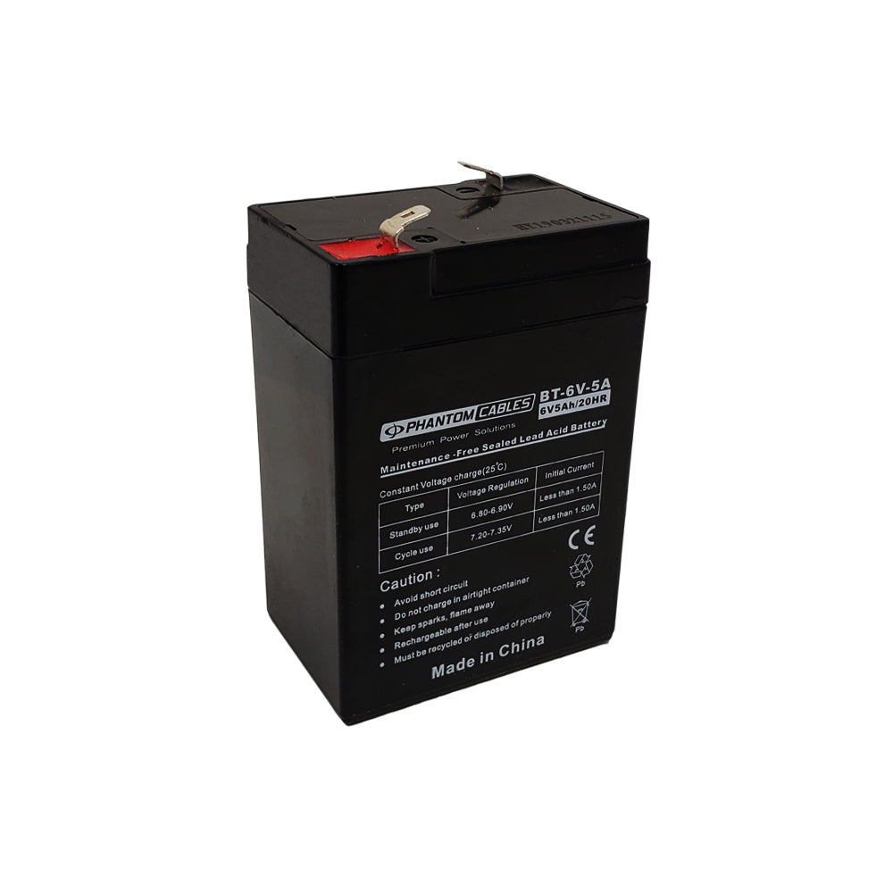 Sealed Lead Acid AGM Battery 6V 5amp x 4