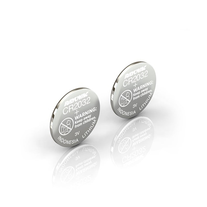 Rayovac coin cell battery 3V size CR2032 Lithium 2 pack