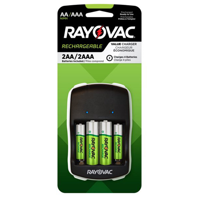 Rayovac AA/AAA NiMH Battery Charger
