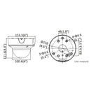 8MP Dome IP Camera - Varifocal Lens - 30m IR Range - Outdoor IP67 Rated - White