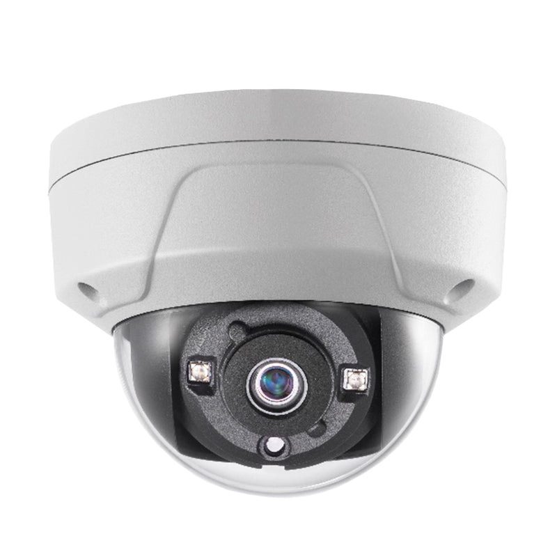 8MP Dome TVI, CVI, AHD, CVBS Camera Fixed Lens Smart IR with 30m Range - IP67 Rated